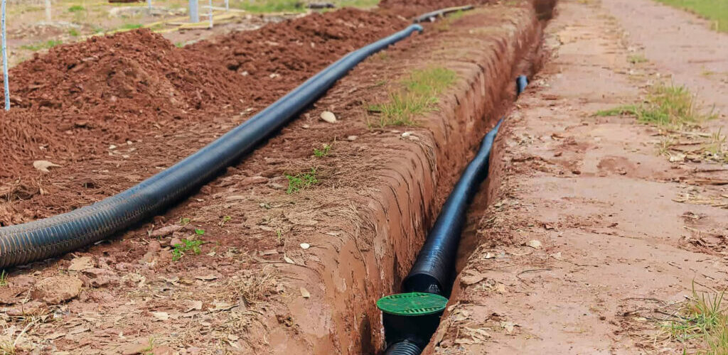 Underground drainage in Southern Oregon