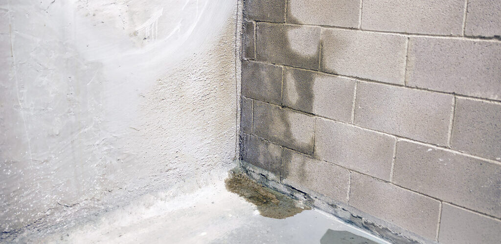 Basement in Southern Oregon with Moisture seeping through