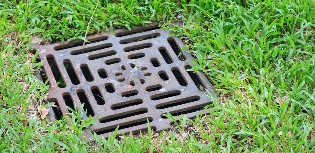 Catch basin drain in Southern Oregon