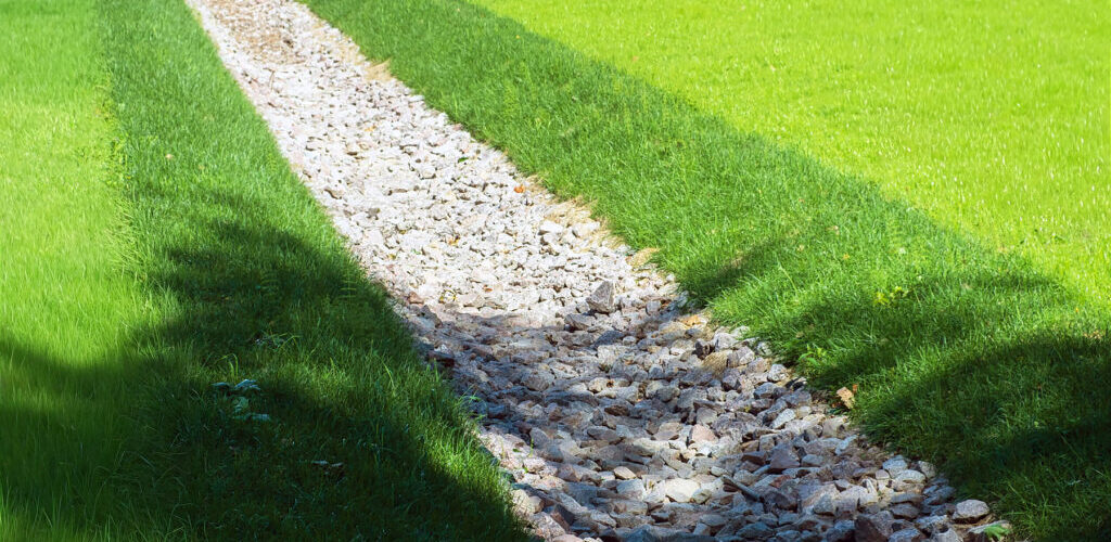 French drain in Southern Oregon
