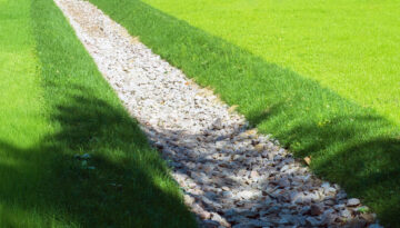 French drain in Southern Oregon