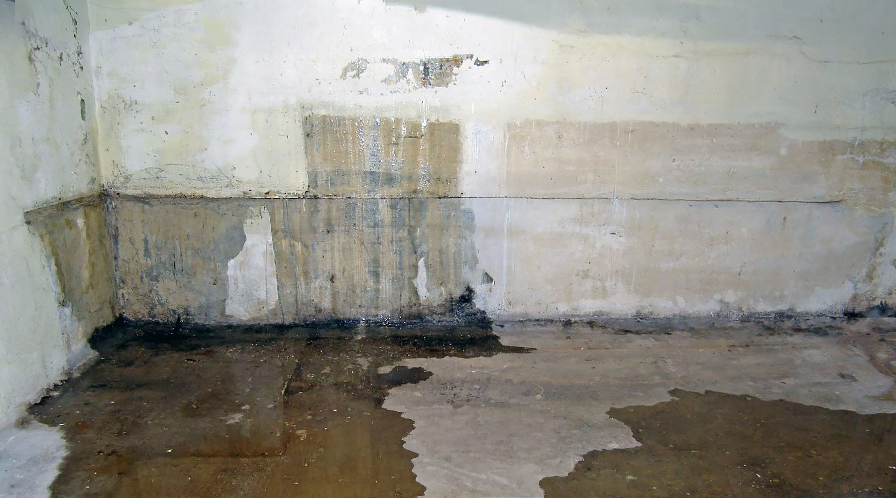 Water at the foundation of a home in Southern Oregon